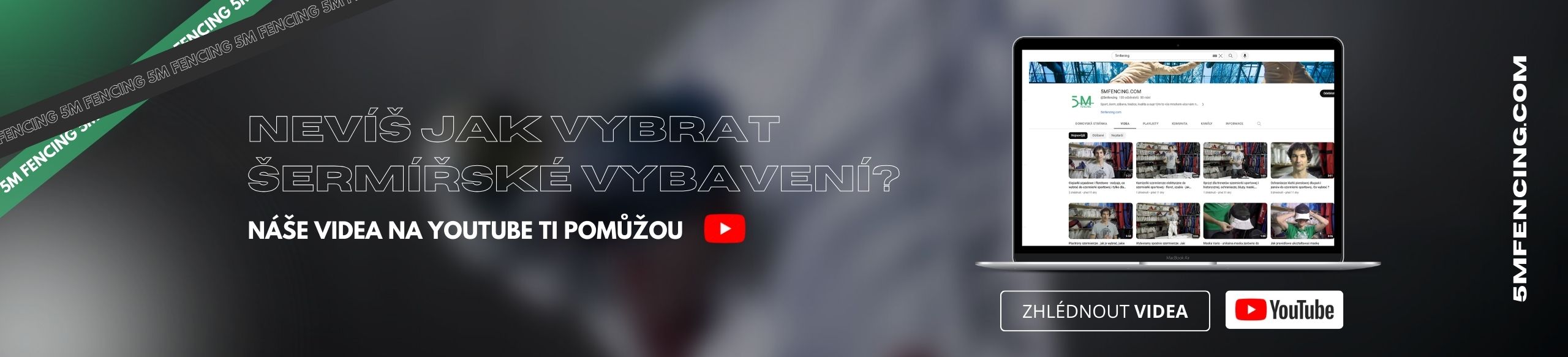 Mrkni na naše videonávody na 5M Youtube kanálu