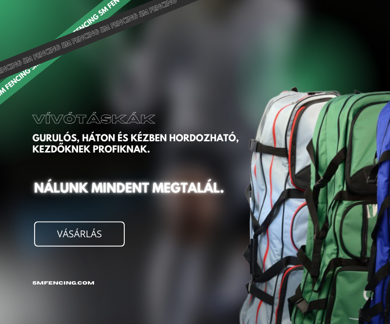 Kerékre szerelhető és kézben hordható vívótáskák mindenki számára