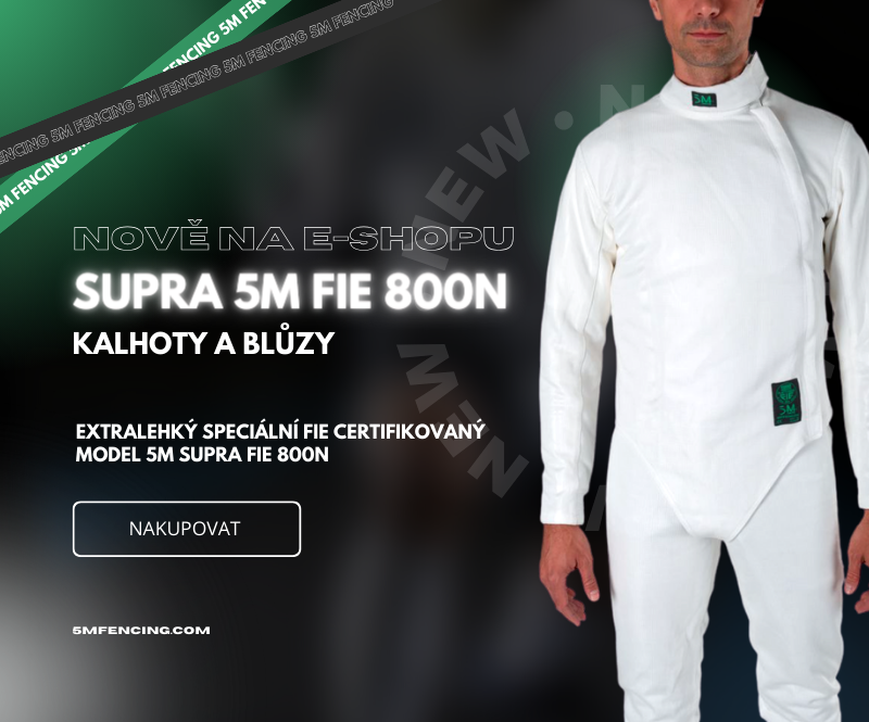 Nové 5M Supra  FIE 800N dresy a kalhoty