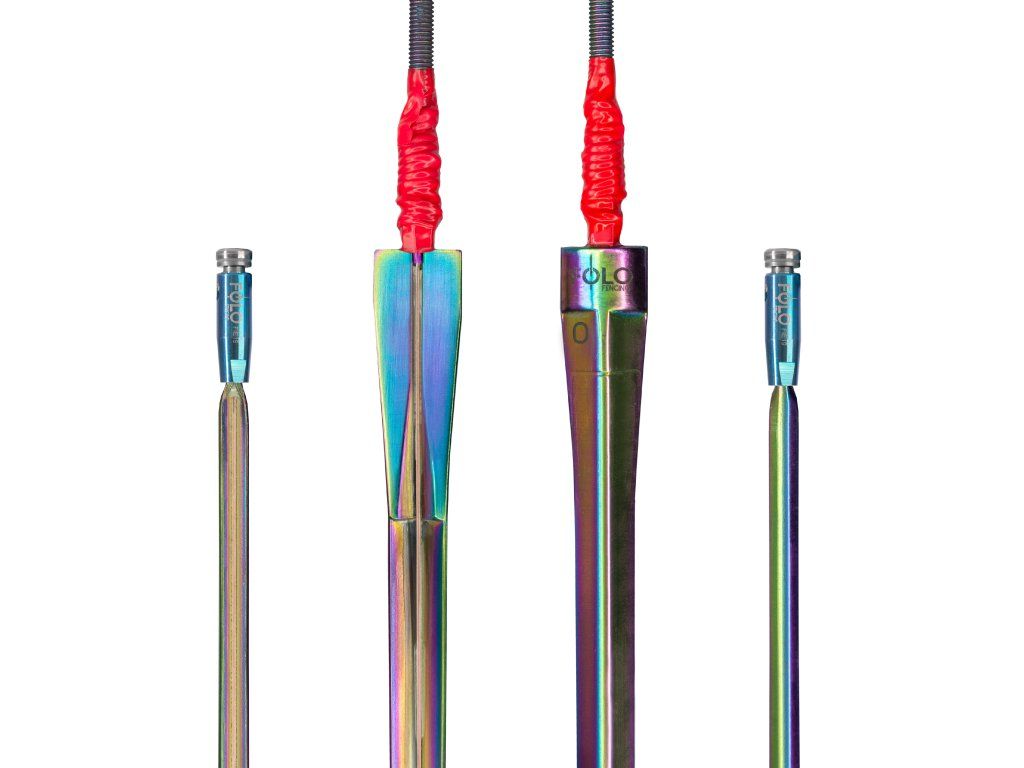 epee non FIE light colored blue titanium point s0