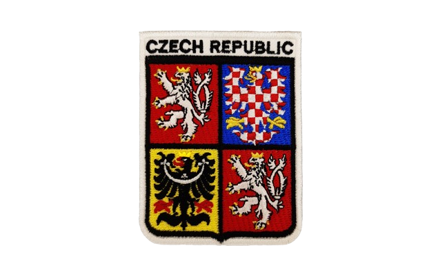CZ01 Cseh címer, nadrágra varrható, FIE versenyekre kötelező, 1 db