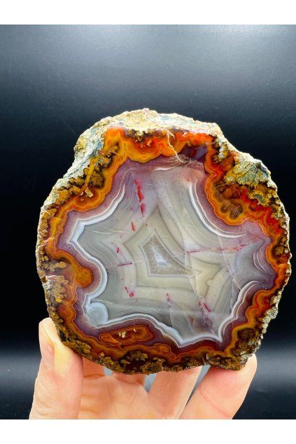 Achát - Kerrouchen, Maroko v ruce | 5 Minerals