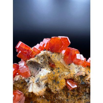 Vanadinit, Baryt, Goethit - Mibladen, Maroko