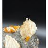 Wulfenit x Galenit x Baryt - Mibladen, Maroko | 5 Minerals