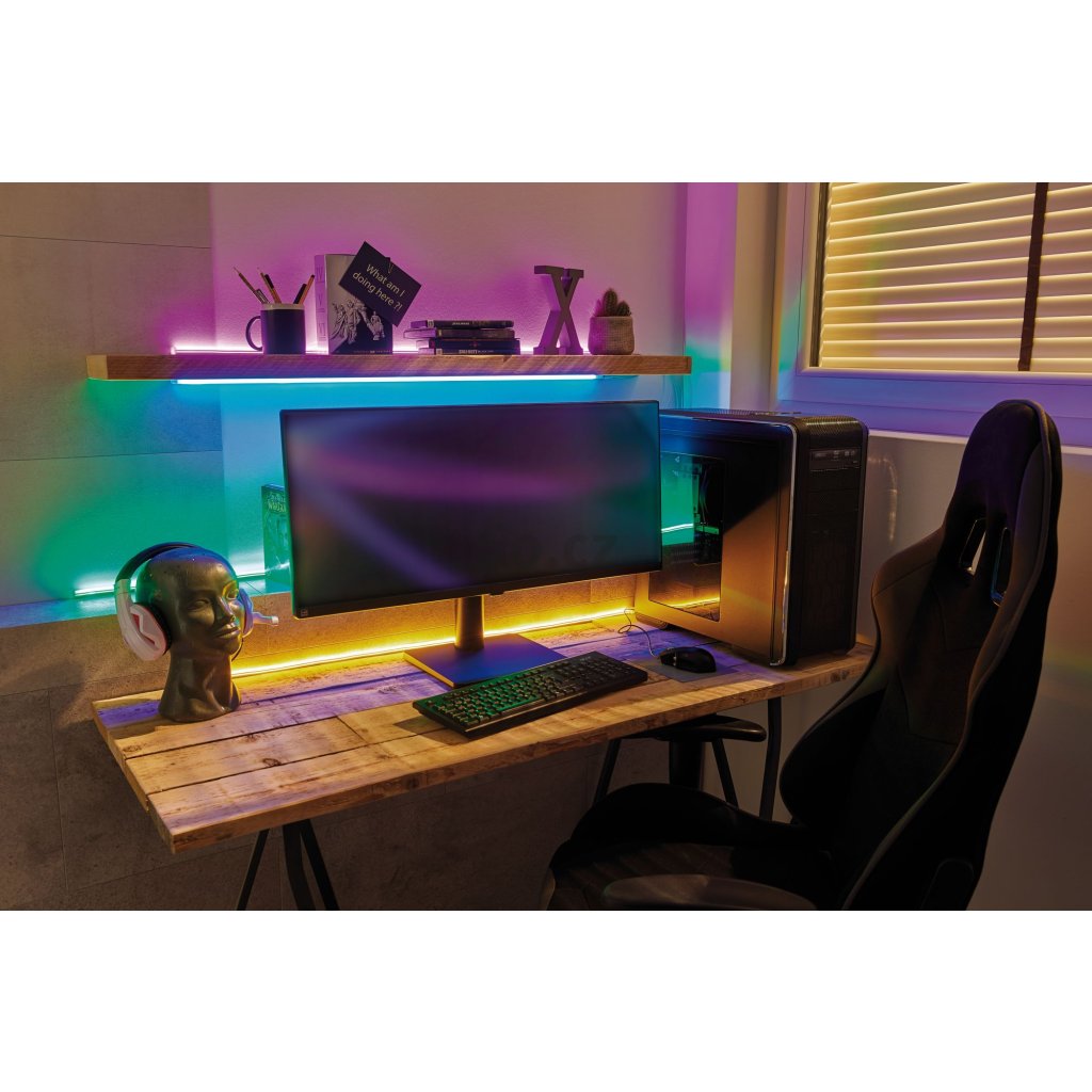 31929 8 paulmann neon colorflex usb pasek sada 4x1m 4 5w 5v bily plast modra zelena oranzova fialova