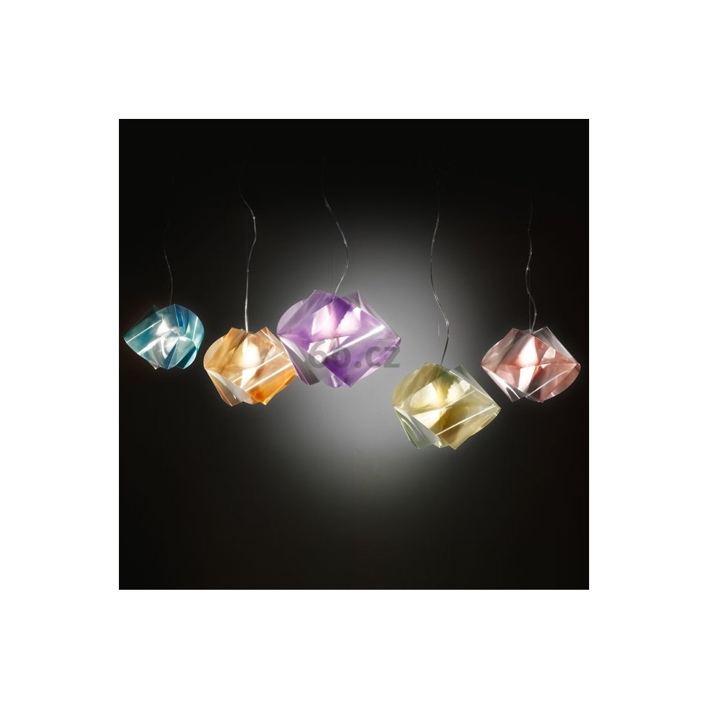 41391 4 slamp gemmy prisma color zavesne svitidlo z lentiflexu smaragd 1x24w usporne sirka 42cm