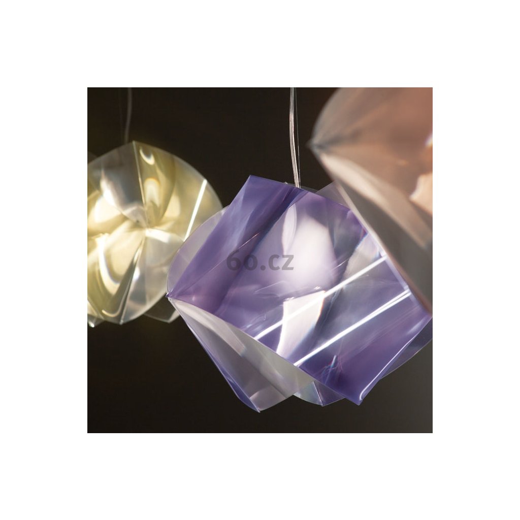 41391 5 slamp gemmy prisma color zavesne svitidlo z lentiflexu smaragd 1x24w usporne sirka 42cm