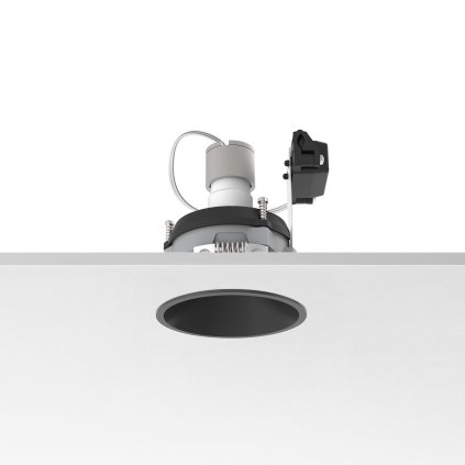 Flos Easy Kap 80 Round Adjustable, černá bodovka, 1x max50W PAR16, prům. 8cm