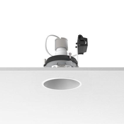 Flos Easy Kap 80 Round Adjustable, bílá bodovka, 1x max50W PAR16, prům. 8cm
