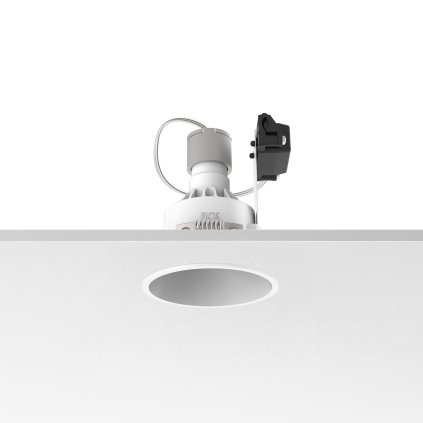 Flos Easy Kap 80 Round Fixed, bílá bodovka, 1x max50W PAR16, prům. 8cm