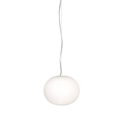 Flos Glo-Ball S1, závěsné svítidlo z triplexového skla, 1x150W E27, prům. 33cm