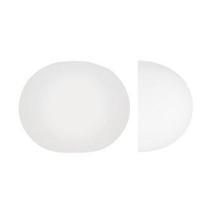 Flos Glo-Ball W, nástěnné svítidlo z triplexového skla, 1x70W E27, šířka 33cm