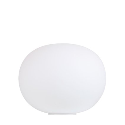 Flos Glo-Ball Basic 2, stolní lampa z triplexového skla se stmívačem, 1x150W E27, výška 36cm