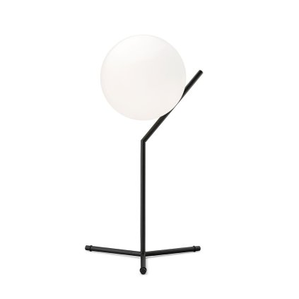 Flos IC Lights T1 High, designová lampa se stmívačem, 1x60W E14, černá, Ø 20cm, výška 53cm