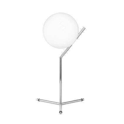 Flos IC Lights T1 High, designová lampa se stmívačem, 1x60W E14, chrom, Ø 20cm, výška 53cm