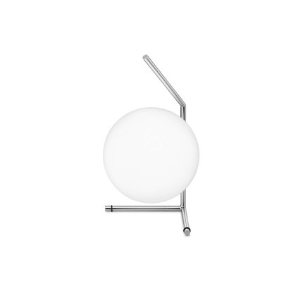 Flos IC Lights T1 Low, designová lampa se stmívačem, 1x60W E14, chrom, Ø 20cm, výška 38cm