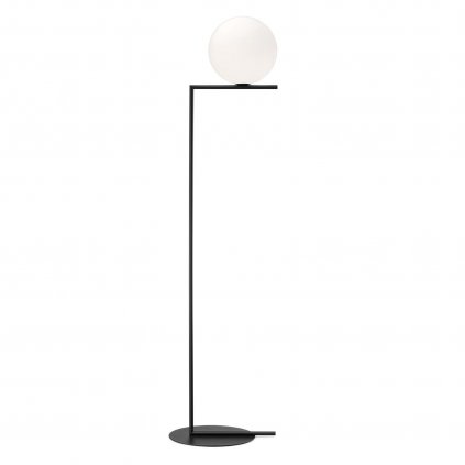 11196 2 flos ic lights floor 2 designova stojaci lampa se stmivacem 1x205w e27 cerna vyska 185cm