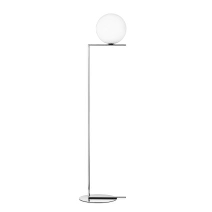 Flos IC Lights F2, designová stojací lampa se stmívačem, 1x205W E27, chrom, Ø 30cm, výška 185cm