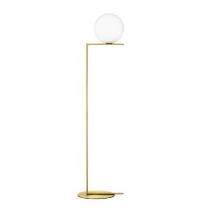 Flos IC Lights F2, designová stojací lampa se stmívačem, 1x205W E27, mosaz, Ø 30cm, výška 185cm