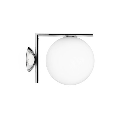 Flos IC Lights C/W1, designové svítidlo, 1x60W E14, chrom, Ø 20cm