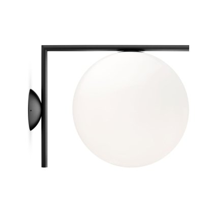 Flos IC Lights C/W2, designové svítidlo, 1x205W E27, černá, Ø 30cm