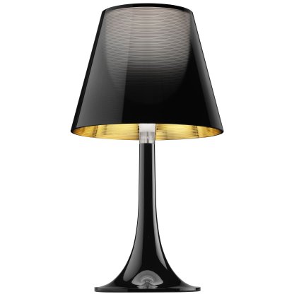 Flos Miss K, stolní lampička se stmívačem, 1x70W E27, aluminizovaná černá, výška 43cm