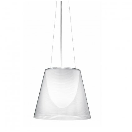 Flos KTribe S3, designové závěsné svítidlo, 1x205W E27, čirá, prům. 55cm