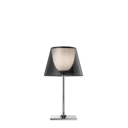 Flos KTribe T1, designová stolní lampa se stmívačem, 1x70W E27, kouřová, výška 56cm
