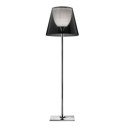 Flos KTribe F3, designová stojací lampa se stmívačem, 1x205W E27, kouřová, výška 183cm