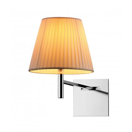 11493 2 flos ktribe w designove nastenne lampa se stmivacem 1x70w e27 svetle hnedy textil vyska 35cm