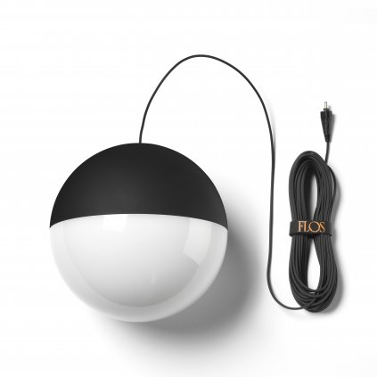 11511 3 flos string light sphere head svitidlo s 12m dlouhym kabelem 26w led 2700k dotykove ovladani bluetooth prum 19cm