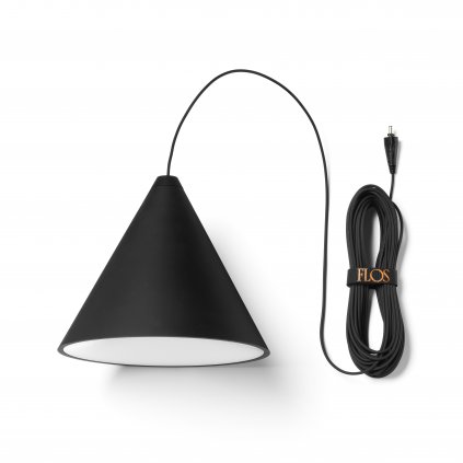 11514 3 flos string light cone head svitidlo s 12m dlouhym kabelem 26w led 2700k dotykove ovladani bluetooth prum 19cm