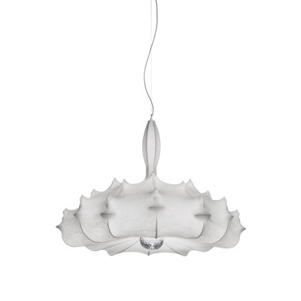 Flos Zeppelin 2, extravagantní lust zabalený v kokonu, 1x21W LED E27, prům. 180cm