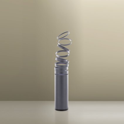 Artemide Decomposé Light, šedá stolní lampička s vypínačem, 1x8W E27, výška 61cm