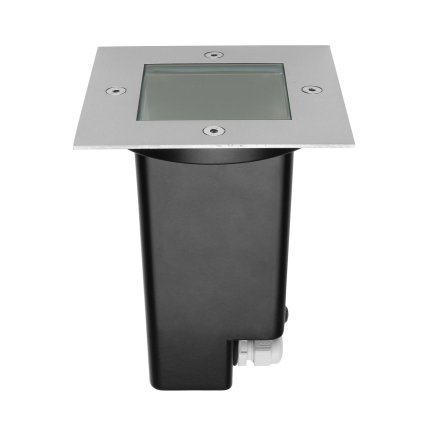 14178 iled texo qj zapustne svitidlo do podlahy s nastavitelnym smerem sviceni 1x35w gu10 nerez 13x13cm ip67
