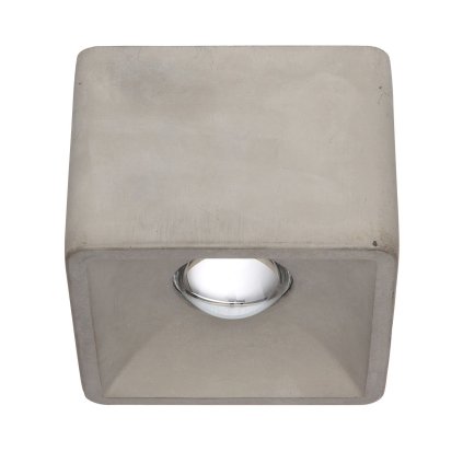 iLed Cem_C, stropní betonové svítidlo do exteriéru, 7W LED 3000K, 12x12cm, IP65