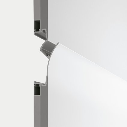 Linea Light Fylo+ Recessed_1, zápustný profil do stěny pro LED pás, délka 200cm