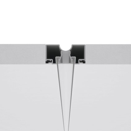Linea Light Fylo+ Out Recessed_S, venkovní profil pro LED pás do stropu, hliník, délka 200cm