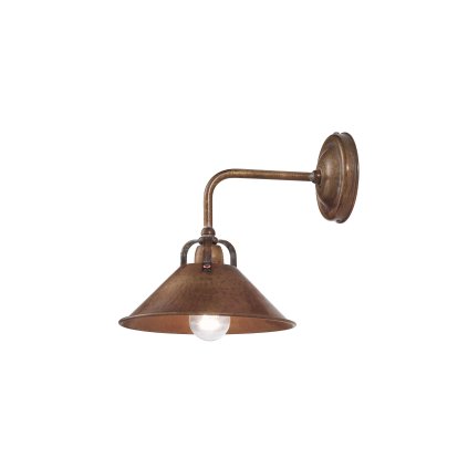 Il Fanale Cascina, nástěnné svítidlo z mosazi, 1x46W E14, výška 22,5cm