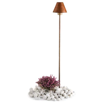 Il Fanale Fiordo, stojanové svítidlo z mosazi a mědi, 1x48W G9, výška 116cm, IP54