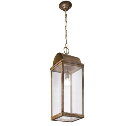Il Fanale Lanterne, závěsná venkovní lampa ze železa, 1x105W E27, výška 73cm, IP44