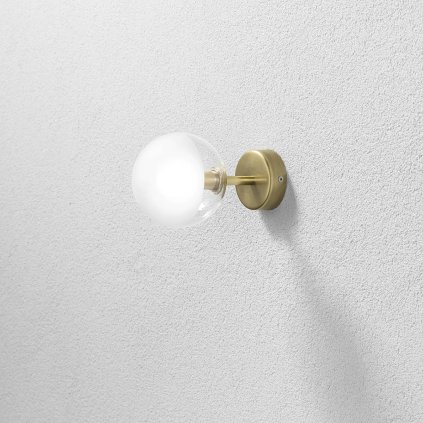 Il Fanale Molecola, nástěnné mosazné svítidlo, 1x5W LED G9, prům. 12cm
