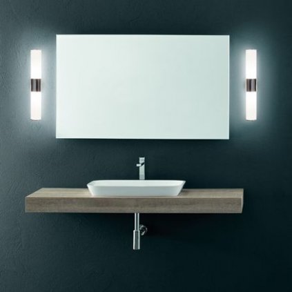 17751 5 karboxx tupla 40 koupelnove svitidlo z hliniku 2x8 7w led 2700k stmivatelne vyska 40cm ip44