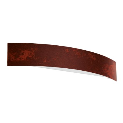 Linea Light Curvé_W, corten nástěnné svítidlo, 15W LED 3000K, délka 39cm