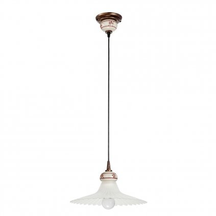 18303 linea light 2645 mami zavesne svitidlo s keramickym stinitkem ve venkovskem stylu 1x42w prum 34cm