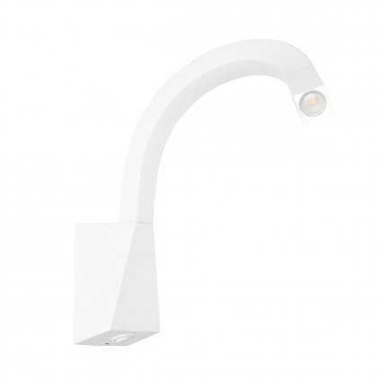 19233 linea light snake w3 bila flexibilni ledka k posteli s vypinacem 2w led 3000k delka 47cm