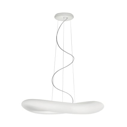 Stilnovo Mr. Magoo, závěsné svítidlo z polyethylenu, 1x22W 2GX13, průměr 50cm