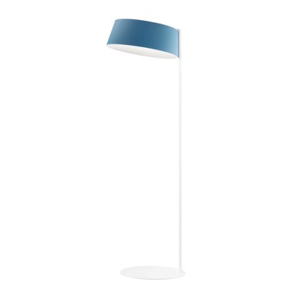 Stilnovo Oxygen_FL2, azurová stojací lampa se stmívačem, 36W LED 3000K, výška 194cm