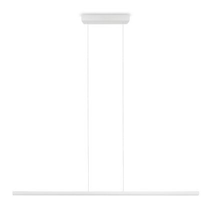 Linea Light Straight_P1, bílé subtilní svítidlo nad stůl, 11W LED 2700K, délka 102cm