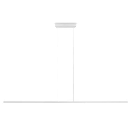 Linea Light Straight_P1, bílé subtilní svítidlo nad stůl, 18W LED 2700K, délka 152cm